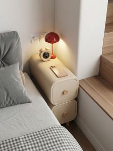 Puang | Cream Style Small Bedside Table