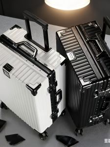 Ultra-Light Aluminum Frame Luggage Suitcase Travel Bag Fitness Bag for Men And Women with Combination Lock All-Wheel Rotation