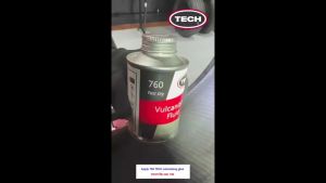 กาวปะยาง คุณภาพสูง Tech 760​  775 ( กาวสีฟ้า ) แบรนด์ดีไซน์ อเมริกา สินค้า​ผลิตจาก​ โรงงาน​ China​ กาวน้ำ ปะยาง