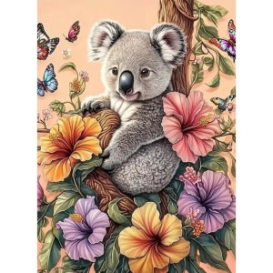 BILIBILI | Frameless Diy Painting By Numbers Animals Coloring Drawing on Canvas Hand Paint Kits Numbers Painting Artwork Home Decor