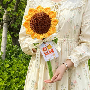 QIWEILANG | Sunflower Handmade Bouquet Motivational Gift
