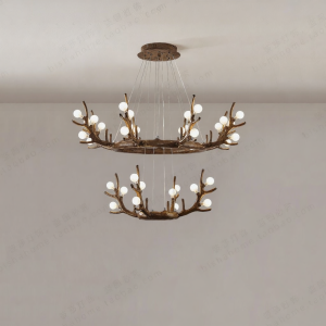 Simple Design Antler Chandelier