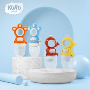 KURU Baby Fruit & Food Feeder Dot Empeng Bayi Bisa Diputar Gigitan Bayi Isi Makanan