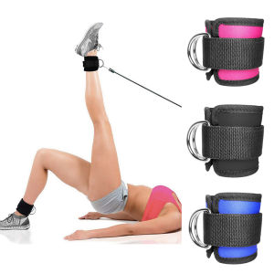 1 pack Ankle straps for fitness  pulley for leg strength training in the gym with buckle sports protector safety adductors