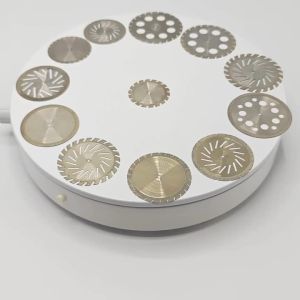 1Pcs Dental Double Sided Diamond Polishing Disc 30mm 35mm 40mm 45mm Lab Cutting Wheel for Plaster Ceramic Trimming