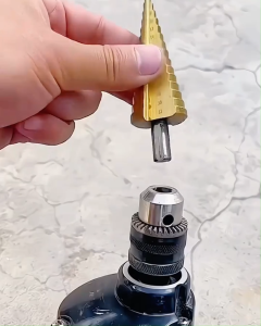 Multi Step Hole Saw Pagoda Drill Bit HSS Titanium Coated 4 - 20 mm | Mata Bor Kerucut Spiral Bertingkat