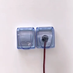 Penutup Steker Colokan Listrik Pengaman Socket Plug Waterproof Cover Pelindung Kabel Saklar Dinding Tempel Type 86 PST