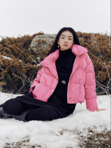 Koradior | Warm Short Down Jacket for Women 90% Down