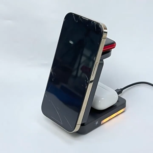 Magnetic Foldable Wireless Charger 3 In 1 Travel Charger Pad Stand Is Suitable for Compatible with Apple and Android series Airpods Watch