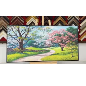 Tranh Treo Tường Phong Cảnh Tráng Gương Trang trí phòng khách Decor Khách sạn Cảnh Thiên Nhiên thư giãn cho không gian