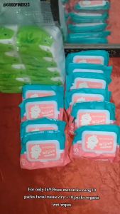 20PCS Baby Wipes And Tissue Bundle Combo Unscented Baby Wipes 10 Packs 80 Sheet Tissue And Wipes Set