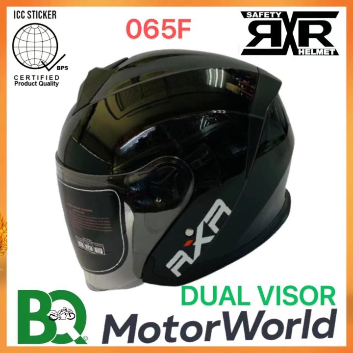 Half Face Rxr Helmet Dual Visor Price Rxr Helmet Dual Visor RXR