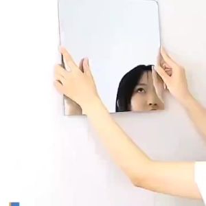 【Square mirror 24H delivery】40*40cm 3D Acrylic Square Shaped Mirror Round Cornerswall sticker Mirror HD full-body Wall mirror whole body self-adhesive wall-mounted