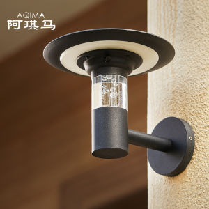 Solar Wall Lamp Outdoor Yard Lamp Super Bright Exposed Table Lamp Outdoor Garden Exterior Wall Lamp House Gate Pillar Wall Lamp