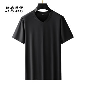 LOFU JOEY | Breathable Quick-Dry Moisture Wicking V-Neck Mens T-Shirt