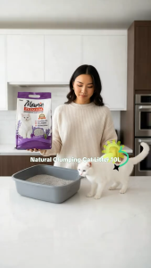 Marie Premium Bentonite Cat Litter 10L - High Absorbency Clumping Cat Sand Odor Lock Formula Low Dust & Chemical Free | 6 Fresh Scents (Apple Sakura Lemon Lavender Green Tea Coffee) Pet Supplies [Fresh Restock]