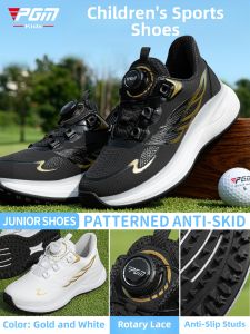 PGM GOLF | High Rebound Shock Absorbing Breathable Knob Laces Children Golf Shoes