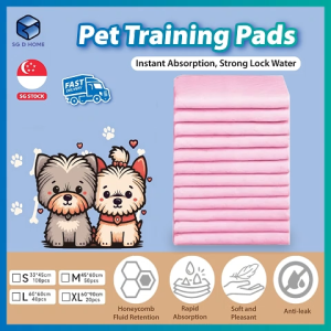 [SG STOCK] Thickened Pet Training Pads - Super Absorbent & Leak-Proof for Easy Cleanup