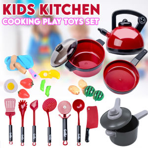 Kids Mini Cooking Toy 81PCS Simulated Kitchen Cookware Set Pretend Play Toys for Children