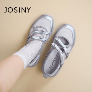 Josiny | Ballet Training Style Mary Jane Silver Multifunctional Thick Sole Casual Shoes