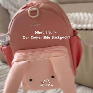 Mellow Convertible Children Backpack | Detachable Sling Pocket | Water-Repellent | 4 Adorable Animal Designs