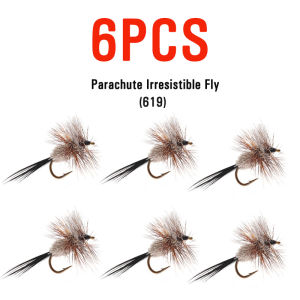 6/8PCS 14# Parachute Adam Dry Flies Quintessential Dry Fly Adams Irresistible Dry Fly Irresistible Wulff Fly Fishing Lures Trout