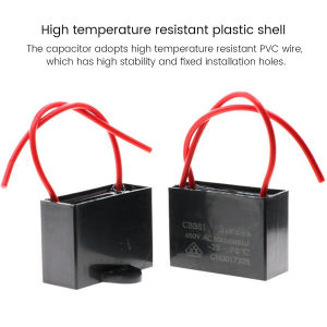BiBlio【Ready in Stock】 1PC CBB61 1.5uF 1.8uF Electric Fan Capacitor 450V Fan Repair Parts