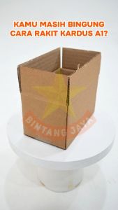 (Isi 1pcs) Kardus Packing B Flute Polos Baru Uk 27x16x15 cm Coklat Tebal Murah