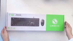 Limeide T13 104 Keys Basic Interface Game Gaming USB Keyboard and Mouse Combo Bundle Set
