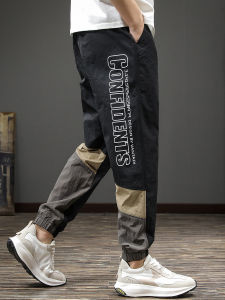 กางเกงลำลองชายผ้าไนลอนระบายอากาศได้ดี กางเกงขายาวทรงหลวม กางเกงขายาวทรงสลิมฟิตแห้งเร็ว กางเกงขายาวสำหรับเล่นกีฬากลางแจ้ง