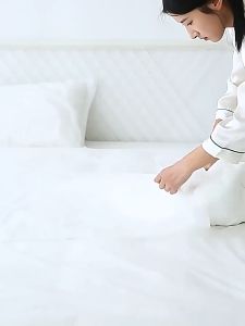【4Pcs Set】Disposable Bed Sheet Cover Travel Bedsheet Cover Bath Towel 一次性旅行床单被套