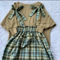 OVERALL DRESS KOTAK KOTAK DRES WANITA DEWASA DAN REMAJA ROK WANITA. 