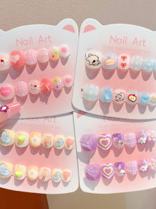 Waterproof Removable 3D Nail Stickers for Girls