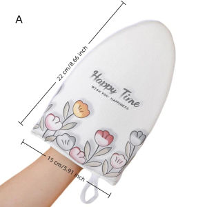 【M】Mini Handheld Ironing Pad 1PC Washable Anti-scald Heat Resistant Iron Board Cover for Home Travel Clothes Ironing
