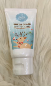 Baby Bambi Cream Buzzie Guard เบบี้แบมบี้ ครีมออร์แกนิค กันยุง มด แมลง สารสกัดจากธรรมชาติ ขนาด 50 ml.