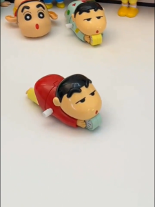 Crayon Shin-Chan Clockwork Doll Toy Cute Wind Up Dinosaur Anime Walking Figure Desktop Ornament Kids Gift