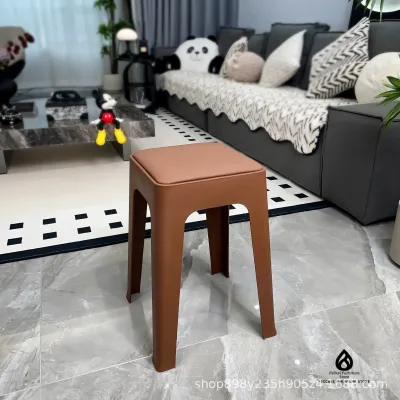 Durable Stackable Square Stool Plastic
