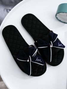 Dép Vải Lanh Satin Màu Đen Phong Cách Cung Điện Nhật Bản Dép Vải Lanh Cho Nữ Dép Đi Trong Nhà Dép Đi Ngoài Trời Dép Trẻ Em