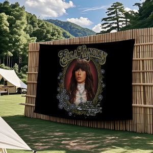 Singer E-Ella Langley dandelion flag Tapestries Outdoor Parties Bedrooms Living Rooms Dorm Rooms Wall Decor Banners Gifts
