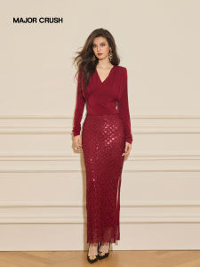 French Atmosphere Slim High Waist Fashion Set