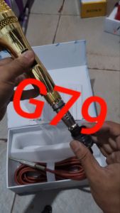 G79 ORIGINAL Mic Kabel Mikrofon Audio Karaoke Vocal Sound Mik Pengeras Suara - MR15 GOLDEN, Kabel Microphone Legendaris, Profesional, Asli