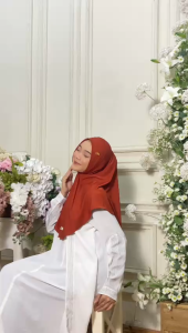 Kiswah - Paket Usaha Hijab Instan MARISA Akrilik Kerudung Non Pet Muslim Pad Antem Nyaman Panjang Bergo Casual Simple Variasi Khimar Pink Navy Soft