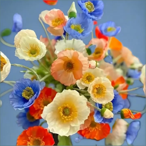 Artificial Flowers Poppy Coquelicot Home Wedding Decoration Fake Artificial Flower Plant Decor