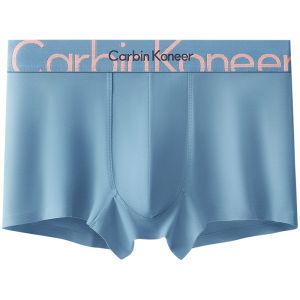 CarbinKoneer | CarbinKoneer Mens Boxer Shorts Pure Cotton Crotch Sports Shorts Modal Large Size Briefs Anti-Bacterial Comfortable Underwear