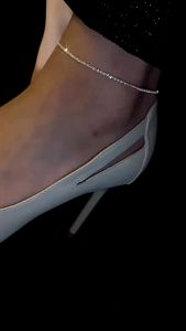 Lắc Chân Bạc Nữ Trơ Đơn Giản Lắc Chân Bạc S925 Lấp Lánh - LC2916 - Bảo Ngọc Jewelry