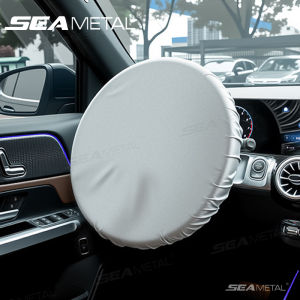 Seamital xe hơi phổ thông bánh lái dù để che nắng tráng bạc vải bọc bánh lái xe ô tô bánh lái Bìa bảo vệ khỏi ánh mặt trời phụ kiện cách nhiệt