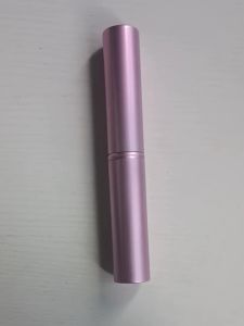 8pcs Pink Eyeshadow Makeup Brush Set Soft Synthetic Fibers With Metal Storage Tube & Makeup Sponge Portable Eye Cosmetic Beauty