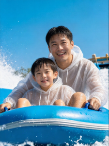 GUXU | Disposable Rafting Raincoat and Trousers Set