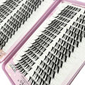 32Rows Fox Eye Manga  Cluster Lashes Cat Eye Lashes Individual Lashes Natural Look DIY Eyelash Extension Volume Lash Clusters. 