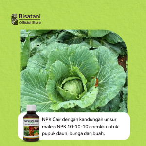 NPK Cair 1 Liter Pupuk NPK Cair Daun dan Akar Tanaman Pupuk Unsur Hara Makro Mikro Nutrisi Primer dan Sekunder Tanaman